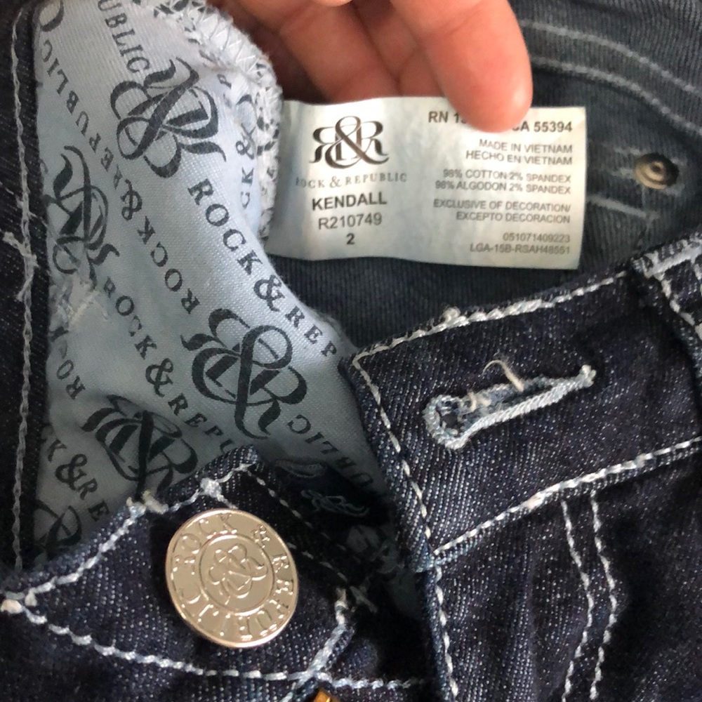 Rock & Republic Mid-Shin Jeans